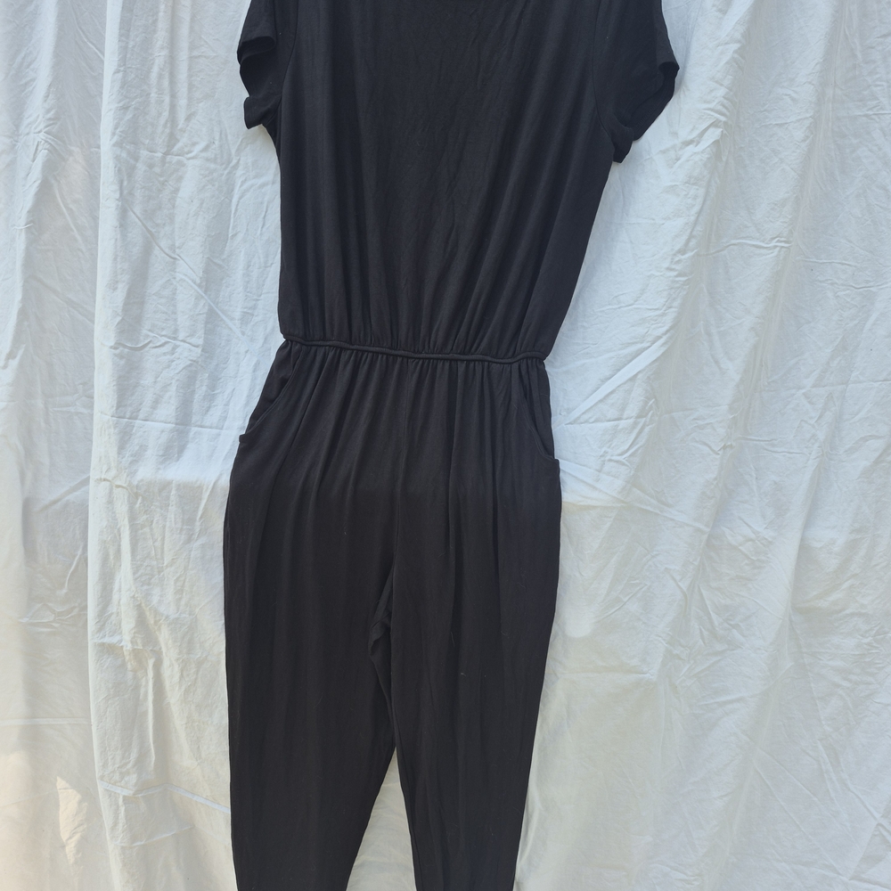 White Birch Black Jumpsuit Sleek Contemporary Design